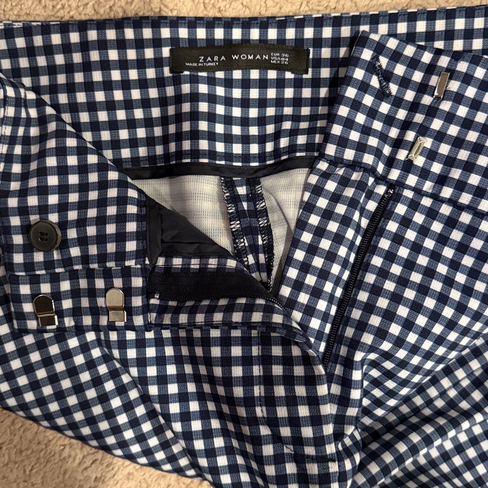 Gingham Trousers